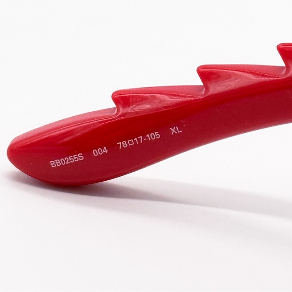 NEW BALENCIAGA BB0255S 004 RED GREY UNISEX SUNGLASSES BALENCIAGA - Picture 12 of 13